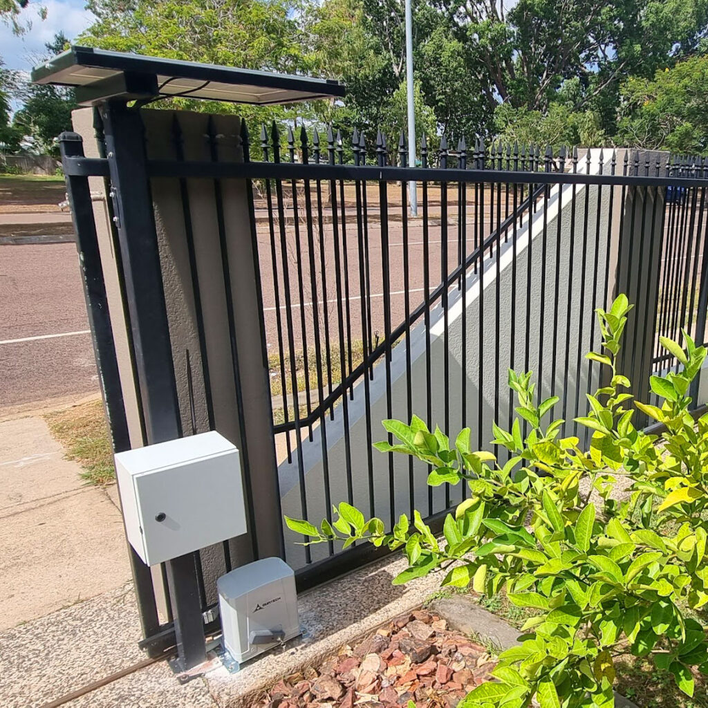 Another gate installation by Dunwrights Doors & Gates in Darwin.